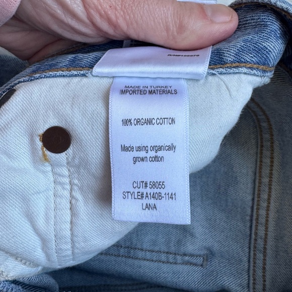 Agolde Lana jeans size 24 riptide - Picture 7 of 7